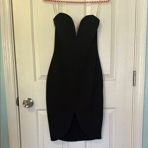 Nookie Black Strapless Dress